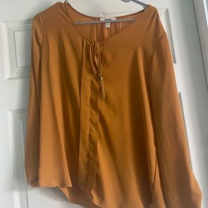 XL mustard blouse